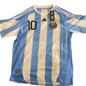 Argentina 2010 Home #10 Messi Retro Jersey